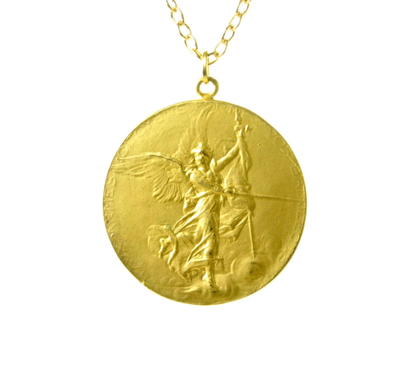 Citoyen Winged Man French Coin Pendant | 3189