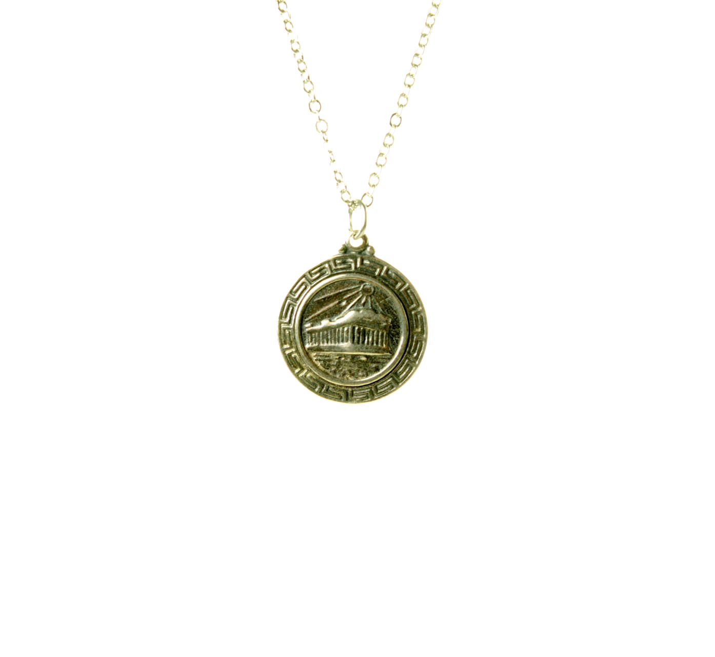 Temple with Sun Rays Coin | 3455