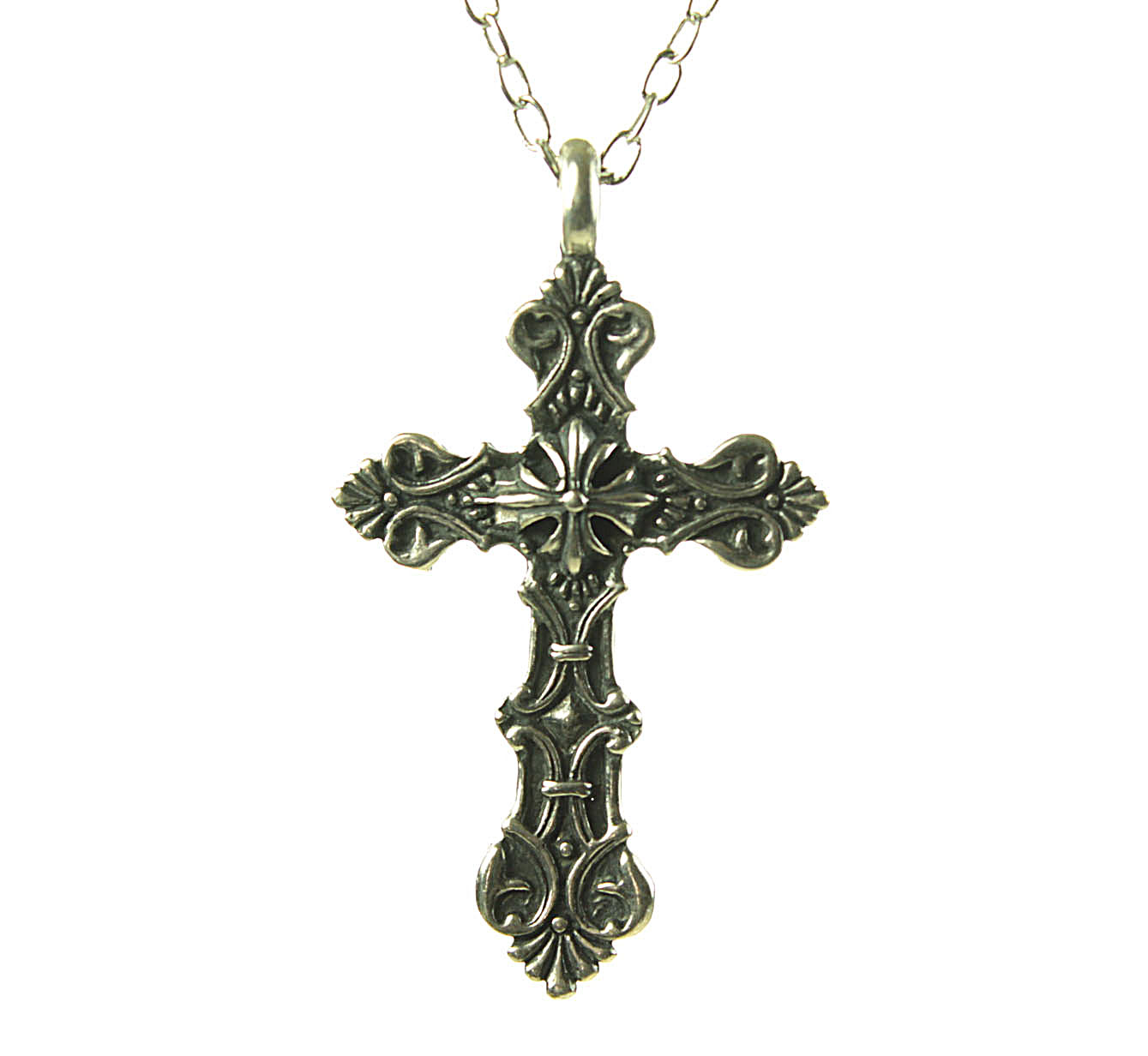 Trefoil Flower Cross Pendant | 3513