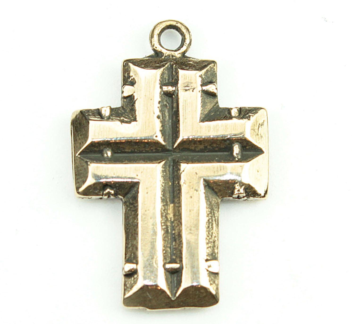 Two Cross Block Pendant | 3543