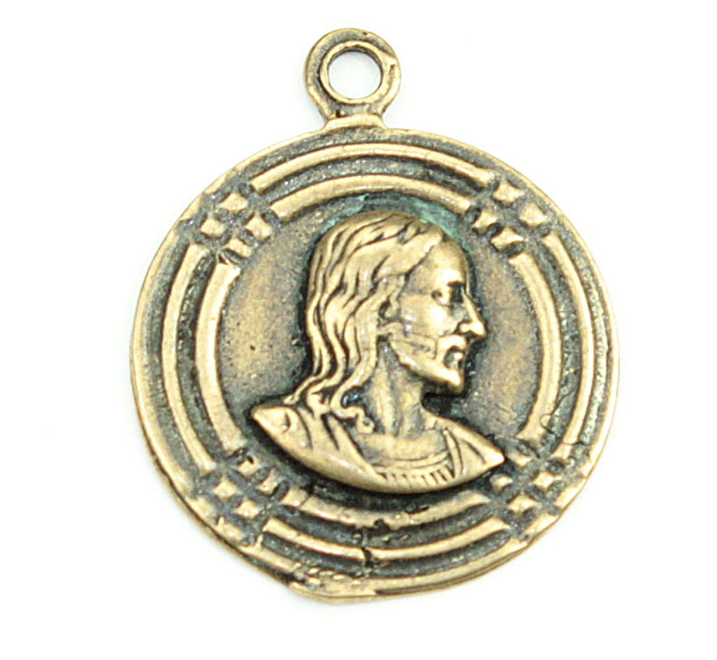Holy Man Religious Coin Pendant | 3655