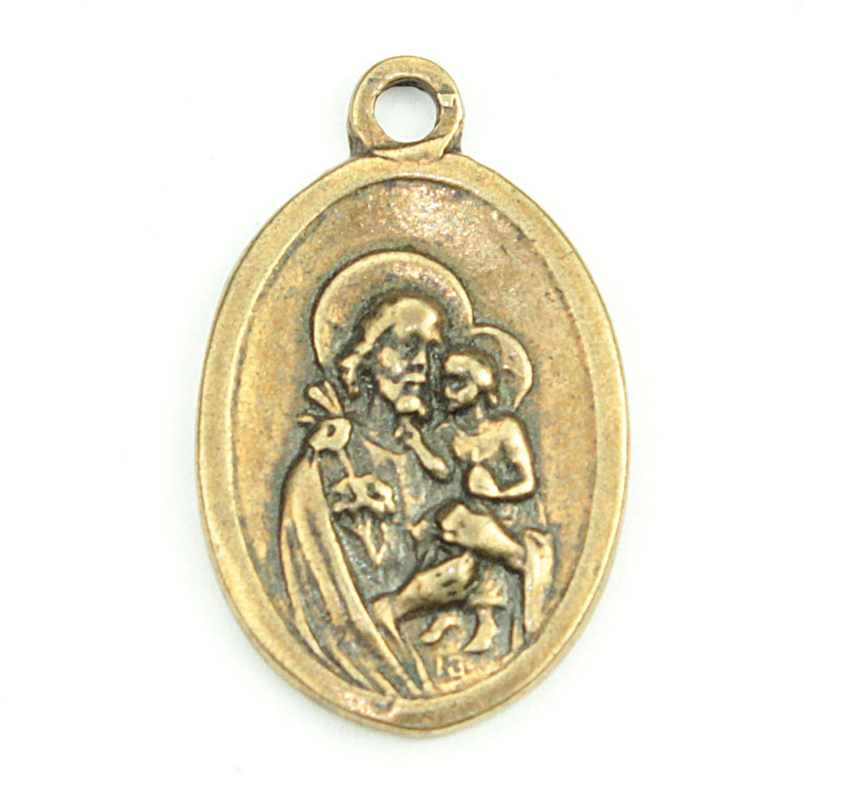 Male & Child Ancient Religious Medallion | 3675