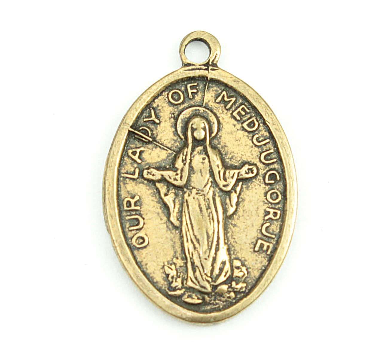 Our Lady of Medjugorge Ancient Pendant | 3687
