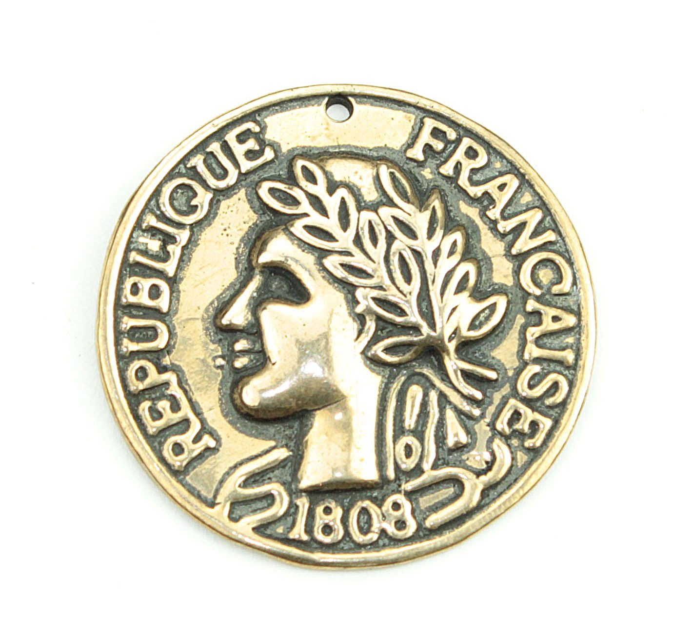Francaise Coin Pendant | 3722