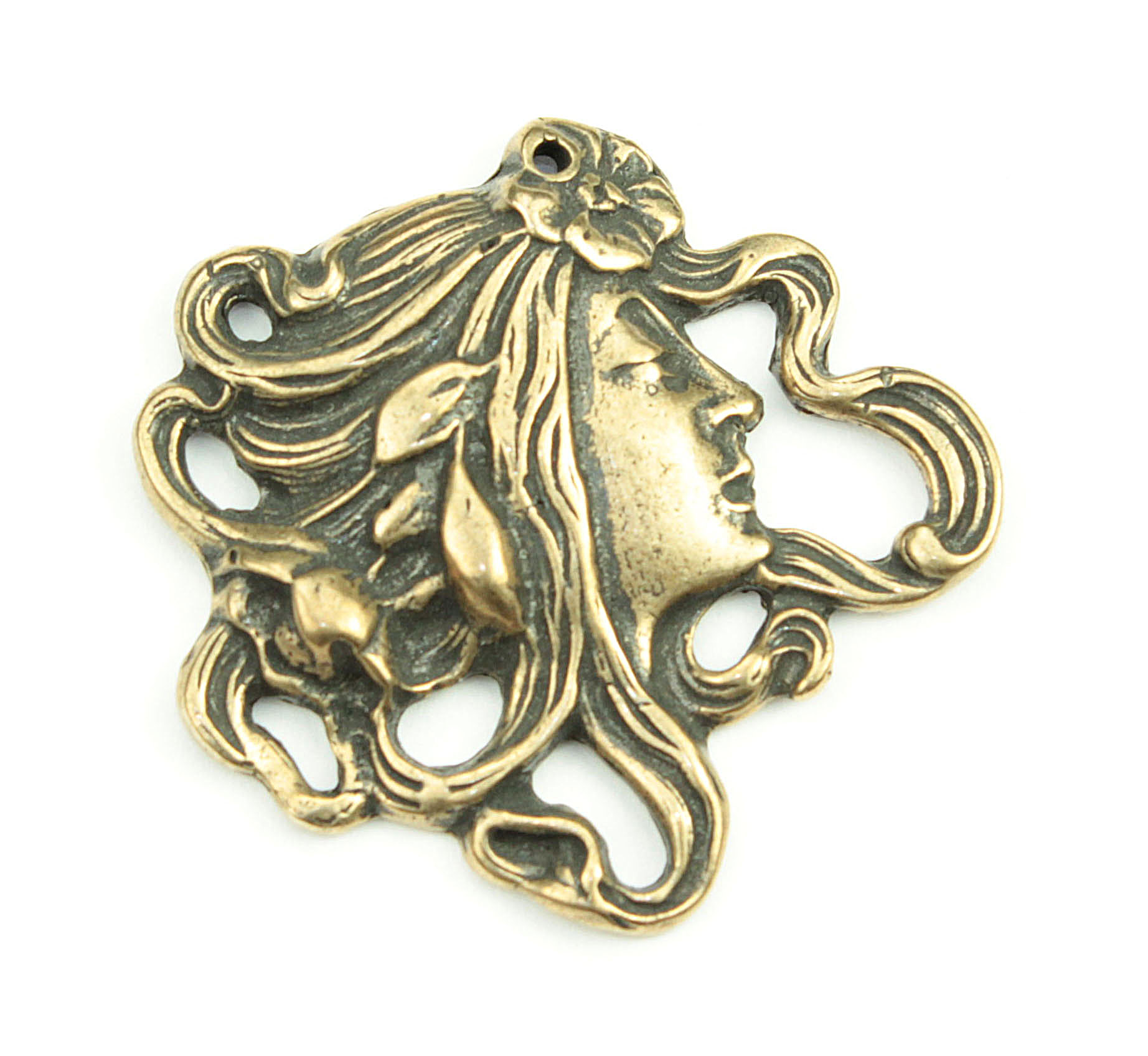 Pendant French Woman Tear Drop | 3724