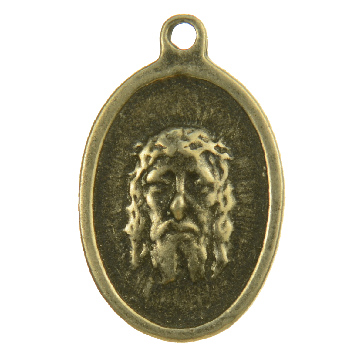 Facial Spiritual Sculptured Male Medallion | 4007