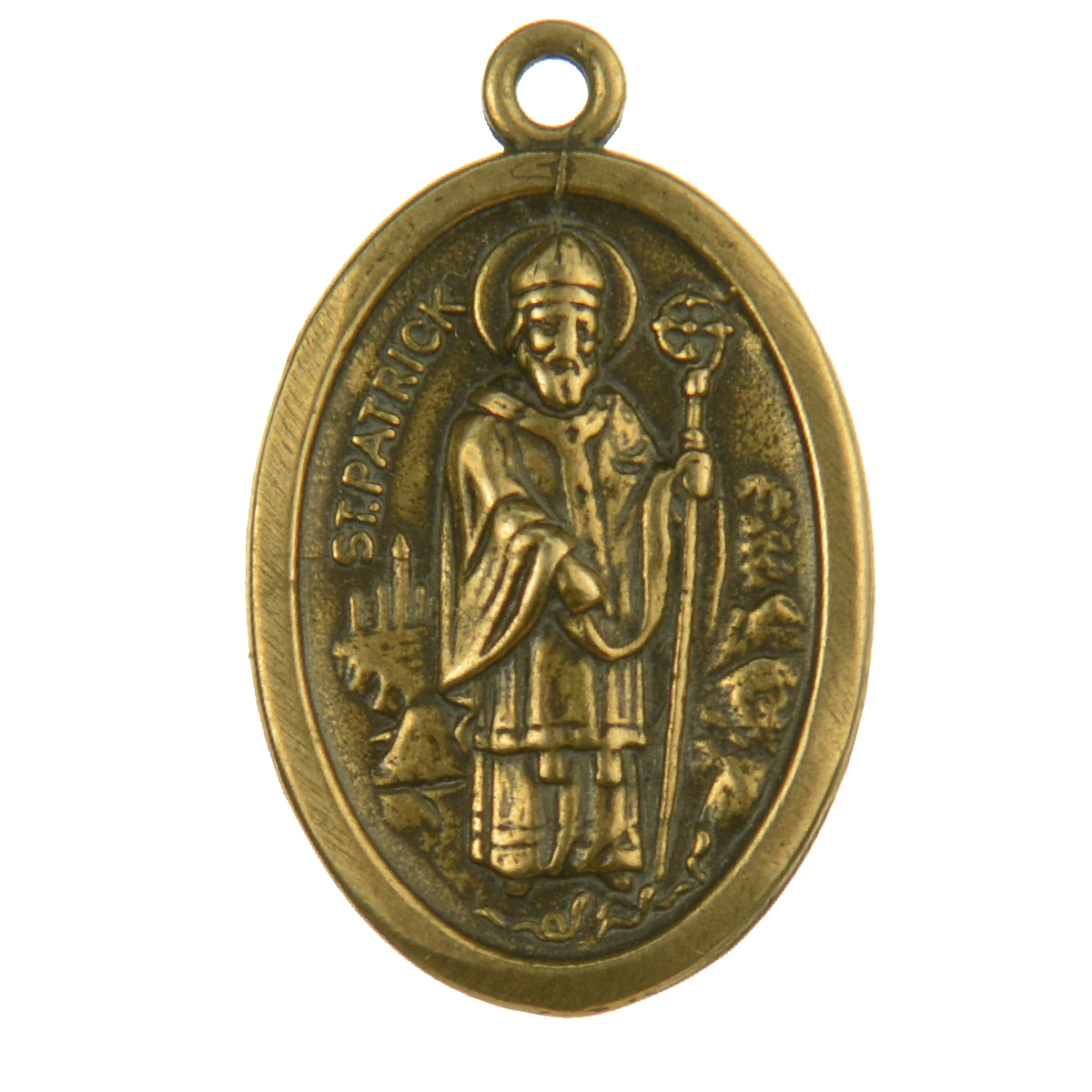 St. Patrick Decorated Oval Medallion | 4015
