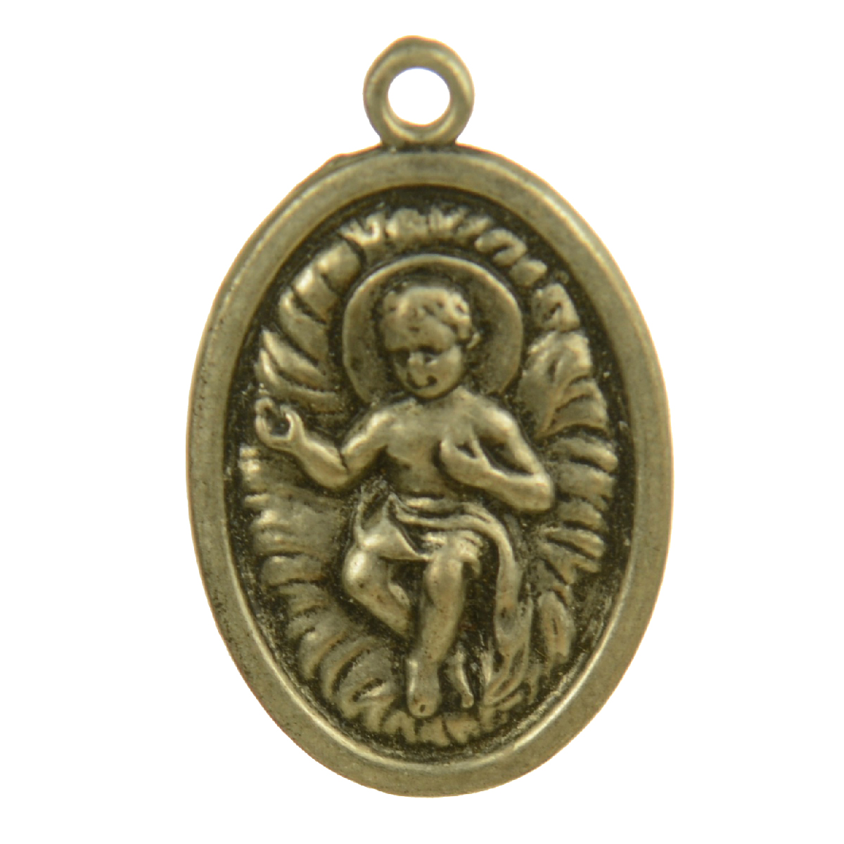 Jesus & Manger Religious Medallion | 4036