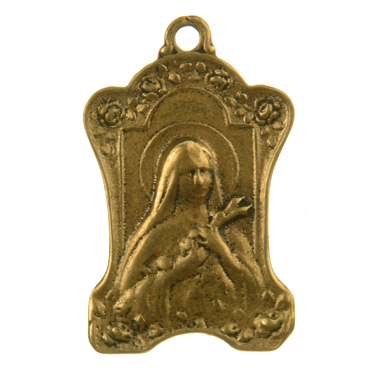 St. Therese Floral Medallion | 4062