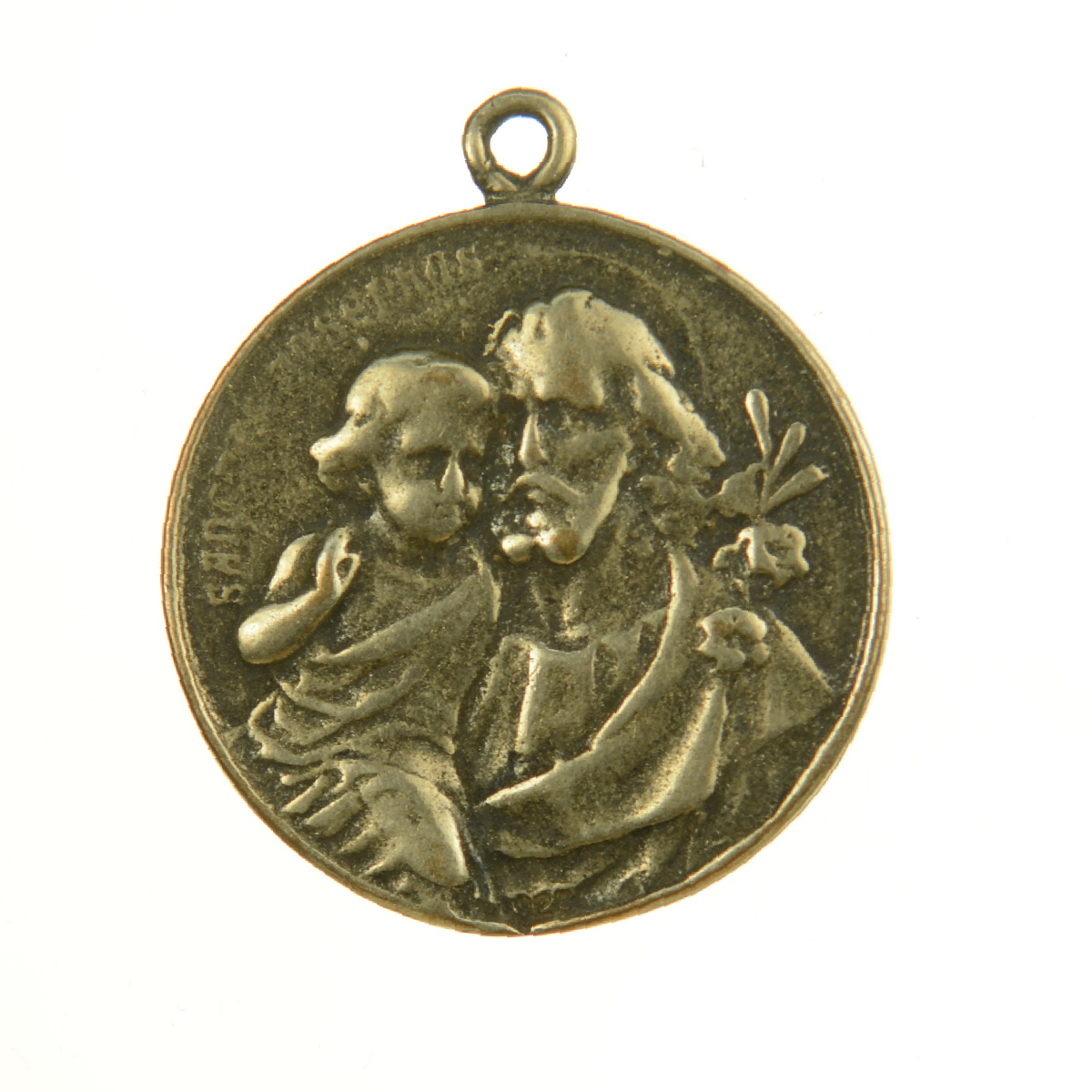 Saint Josephos Ancient Round Medallion | 4101