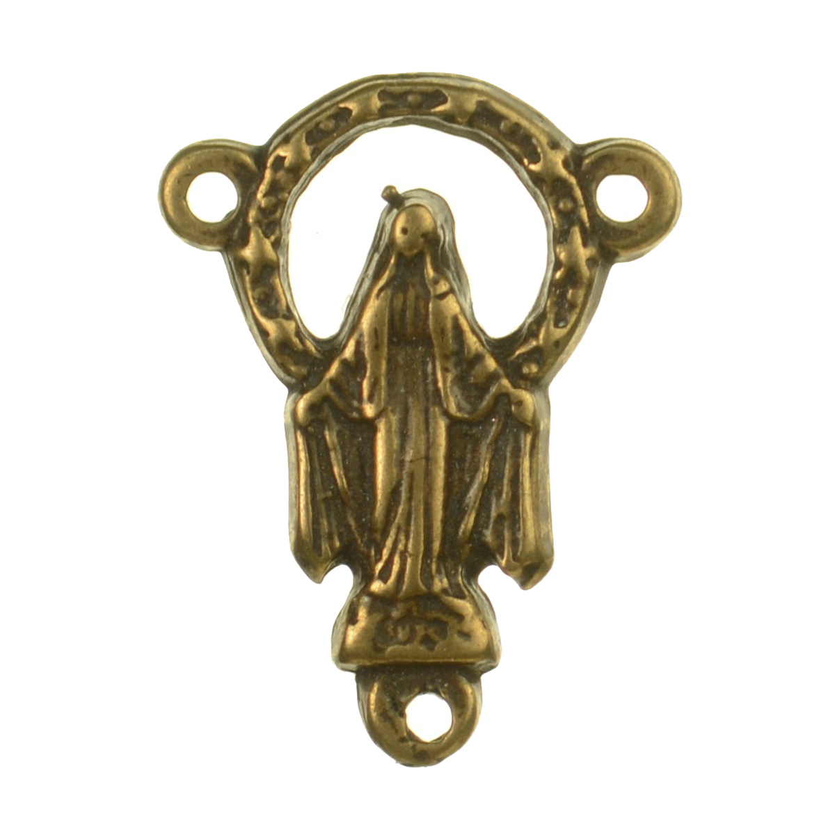 Open Jesus & Nail Altar Antique Medallion | 4157