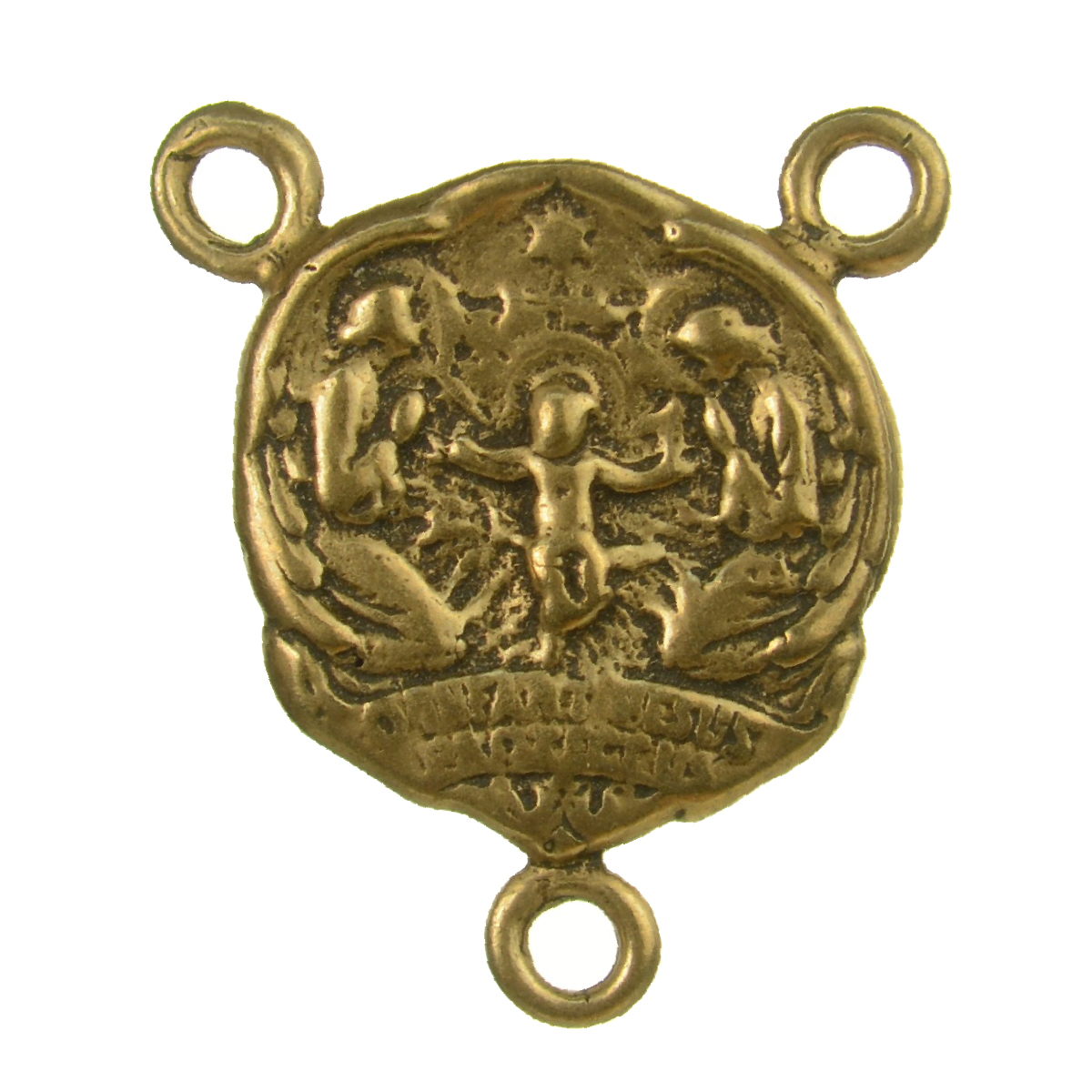 Jesus Manger Mother Mary & Joseph Medallion | 4181