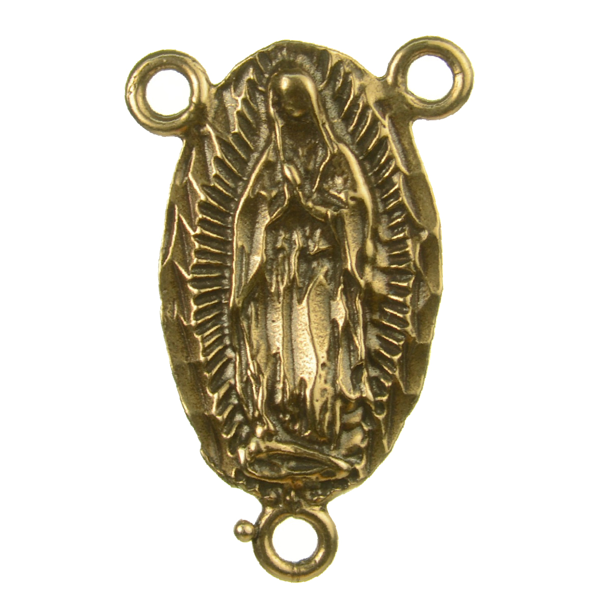 Mother Mary Abstract Hammered Medallion | 4184