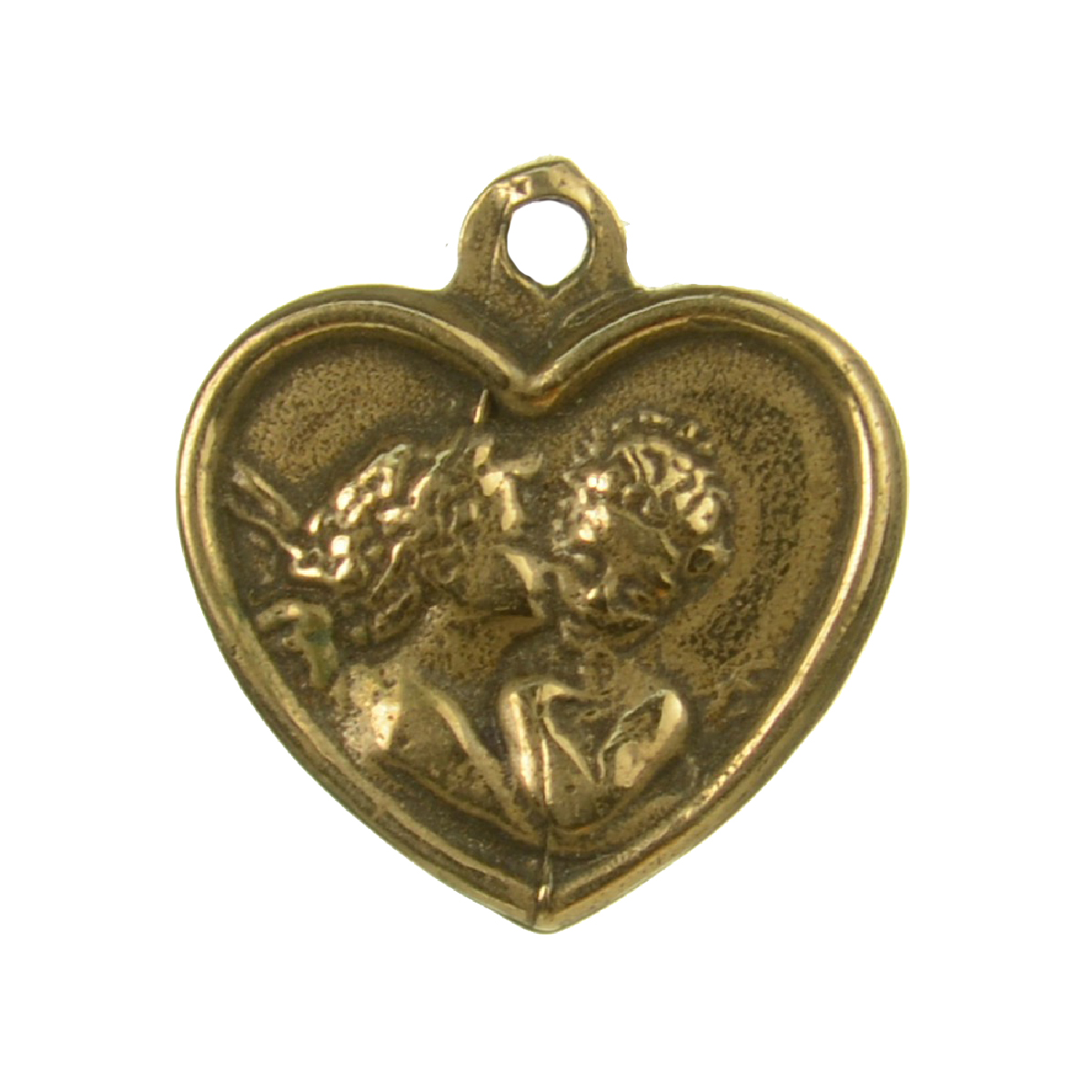 Heart Shaped Caring Angel Child Ancient Medallion | 4200