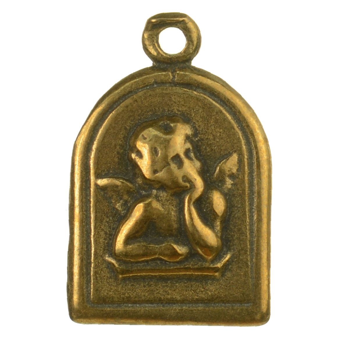 Angelic Child Archaic Shaped Medallion | 4202
