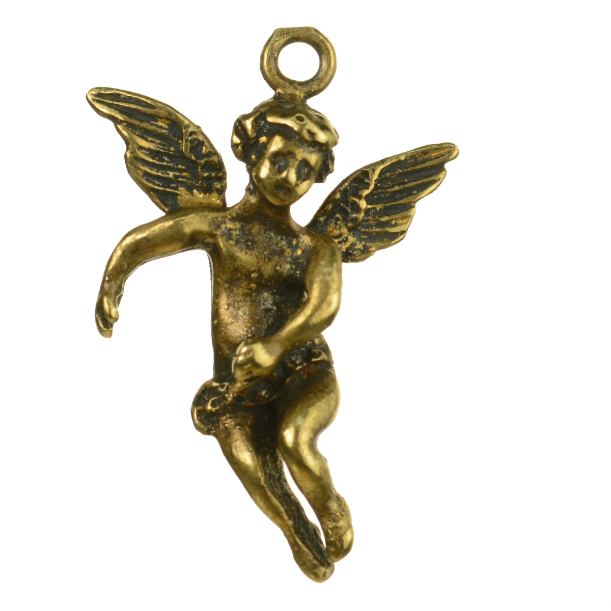 Angel In Flight Antique Medallion | 4216